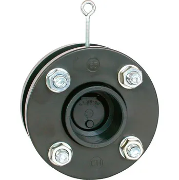 Zpětná klapka s přírubami a s manžetami 200 mm