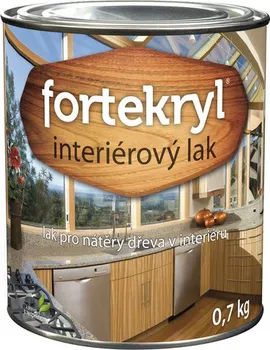 Lak na dřevo Fortekryl interiérový Lak lesk 0,7 kg