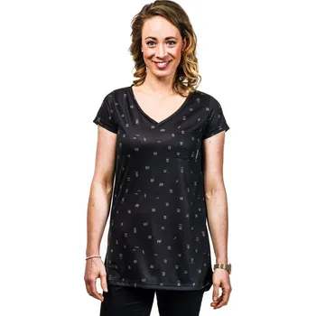 Horsefeathers Tyra Comma černé Dámské tričko Horsefeathers Tyra Comma černé