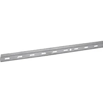 Nábytkové kování Hettich Závěsná lišta pro horní skříňky 2000 x 29 x 6,5 mm Stříbrná