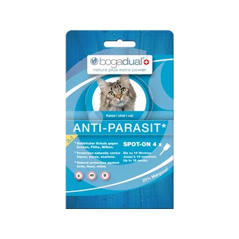 Antiparazitikum pro kočku Recenze Bogar Bogadual Anti-Parasit Spot-On Kočka 4x 0,75 ml