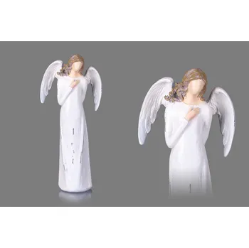 Vánoční dekorace Prodex Import Anděl bílý 25 cm