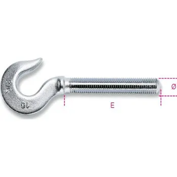 Stahovací páska ŠROUB S HÁKEM-MODEL 8003ZD ZÁVIT PRAVÝ M5 POZINK CE (ŠROUB S HÁKEM-MODEL 8003ZD ZÁVIT PRAVÝ M5 POZINK CE)