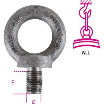 Organizace kabelů ŠROUB S UCHEM -MODEL 8040EN M48X3 METALICKÝ CE DIN 580 (ŠROUB S UCHEM -MODEL 8040EN M48X3 METALICKÝ CE DIN 580)