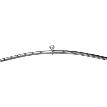 Zahnutá tyč s okem a otvory na háky pro nohy zvěře, 100cm