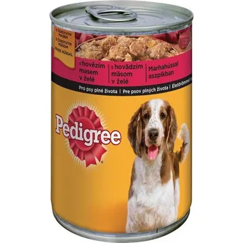 Krmivo pro psa Pedigree konzerva Adult hovězí v želé 400g
