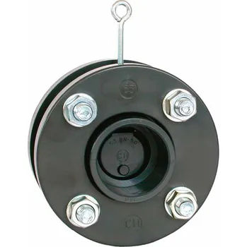 Zpětná klapka s pružinou a přírubou 140 mm