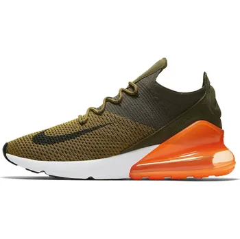Pánské tenisky NIKE Air Max 270 Flyknit Olive Flake/Cargo Khaki/Total Orange/Black 44,5