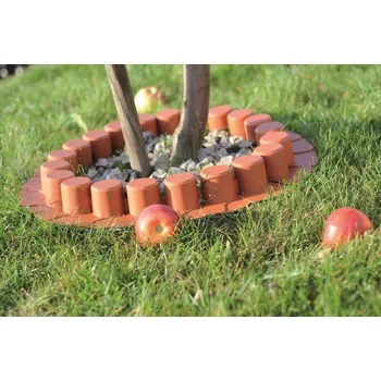 Zahradní obrubník Plastový obrubník palisáda 4,05 m (Plastový obrubník palisáda)