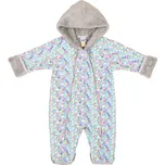 kojenecký softshellový overal v pastelových barvách