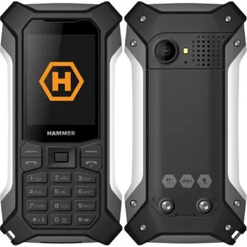 myPhone Hammer Patriot Dual SIM 125 MB stříbrný Mobilní telefon myPhone Hammer Patriot Dual SIM 125 MB stříbrný