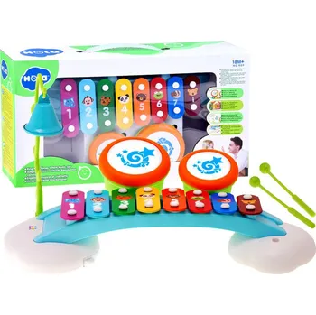 Hračka pro nejmenší Hola toys Hola 909 Kovový xylofon