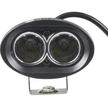 Přídavný světlomet LED světlo oválné 10-60V, 2x10W, R10, bodový paprsek, 97x63x75mm (wl-807 )
