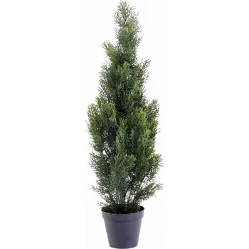 umělá květina Umělý strom Cypřiš tmavý v květináči, 93cm