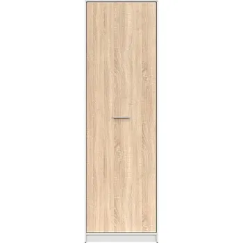 Policová skříň Nepo Plus Skříň REG1D Bílá/dub sonoma