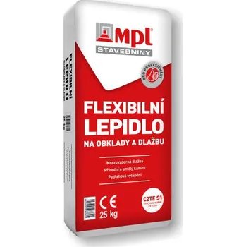 Průmyslové lepidlo Lepidlo na obklady a dlažbu flexibilní C2TE S 25 kg MPL