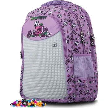 Školní batoh Pixie Crew PXB-06-89 Hello Kitty fialový