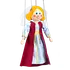 loutka Mašek Loutka středověká princezna 20 cm