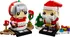 Stavebnice LEGO LEGO BrickHeadz 40274 Pan a paní Santa Clausovi