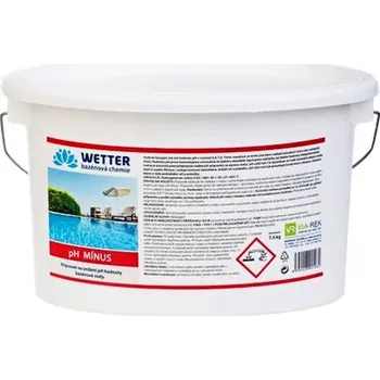 Bazénová chemie pH minus Přípravek na snížení pH hodnoty bazénové vody 7,5 kg