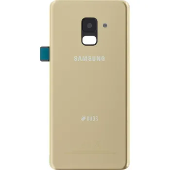Náhradní kryt pro mobilní telefon Originální Samsung zadní kryt pro Galaxy A8 2018 zlatý