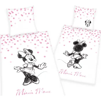 Povlečení Herding | Povlečení Minnie rose - 140x200, 70x90, 100% bavlna