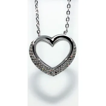 Náhrdelník Mýl Stříbrný náhrdelník srdce 306985