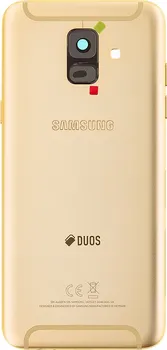 Náhradní kryt pro mobilní telefon Originální Samsung zadní kryt pro Galaxy A6 2018 zlatý