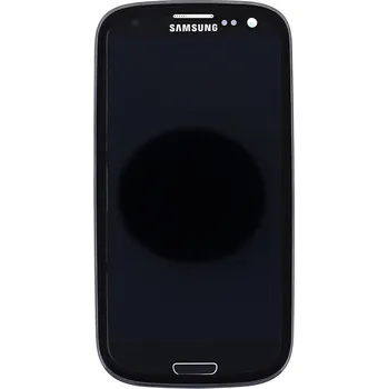 Originální Samsung LCD displej + dotyková deska + přední kryt pro Galaxy S3 Neo černé