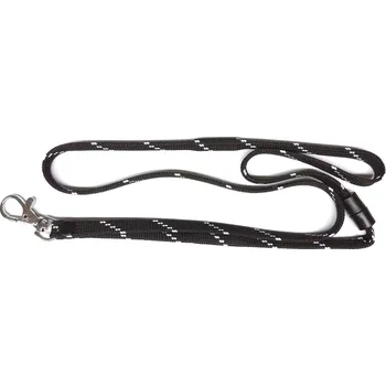 UHF RFID šňůrka na krk, černobíla, kovová karabina