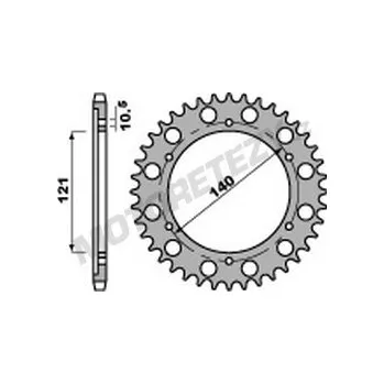 Řetězová sada pro motocykl Rozeta CAGIVA 1000 Raptor / V-Raptor rok 01-04