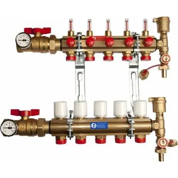 rozdělovač topení Giacomini R553F kompletní rozdělovač 1" x 18/9