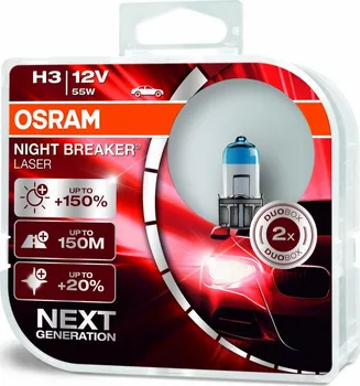Autožárovka Osram NBL Next Generation H3 12V 55W PK22s 2 ks