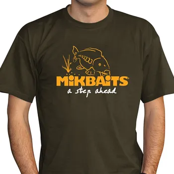 Rybářské oblečení Mikbaits Tričko Fans Team zelené