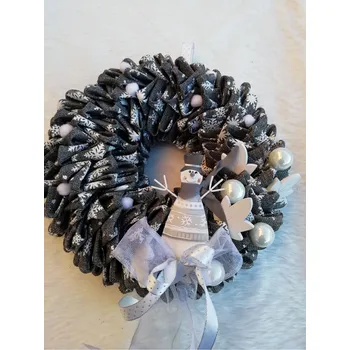 Vánoce ZAHRADNÍ TECHNIKA VOLEJNÍK Adventní věnec na dveře - 6 25 cm