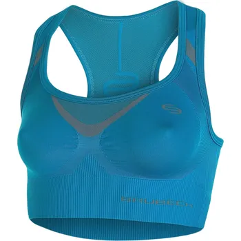Podprsenka Podprsenka Brubeck CR10070 Crop Top Tyrkys (Fitness podprsenka)