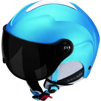 Lyžařská helma Mivida Rewind Visor Blue Matt 2018/2019 (Unisex přilba modrá)