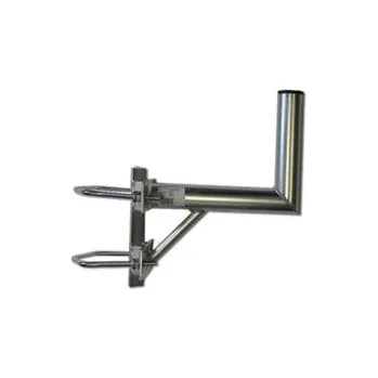 Anténní držák Držák na stožár 25/20cm, 2 třmeny, se vzpěrou - vinkl, p.42mm, R100