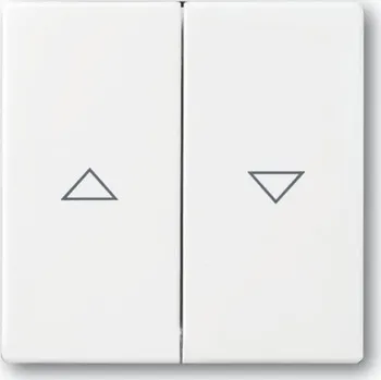 vypínač ABB kryt spínače žaluziového studio bílá 2CKA001751A2756 Future Linear, Solo,Solo Carat, Busch-axcent 1751-0-2756 (1785 JA-84)