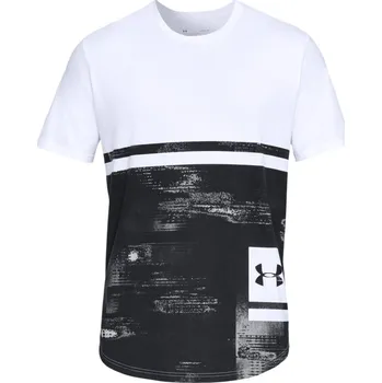 Pánské tričko Under Armour Ua Sportstyle Print Ss bílé