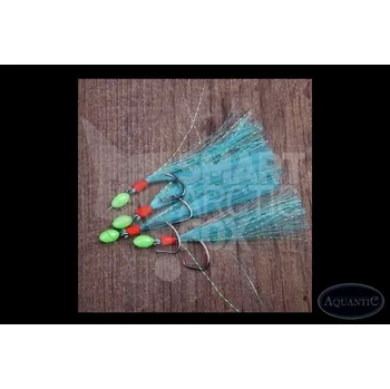 Rybářský háček Návazec Aquantic Makrele Circle Velikost: 1/0, Návazec: D