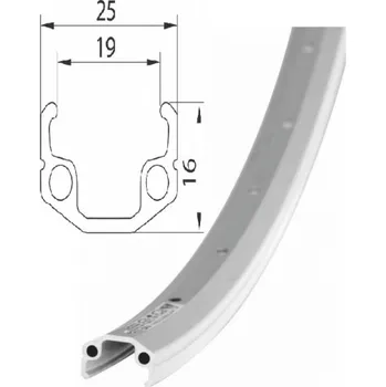 Ráfek na kolo Italbastoni Ráfek REMERX RMX 219 559x19 36děr stříbrný