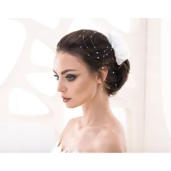 Ozdoba do vlasů Květ do vlasů - krémová