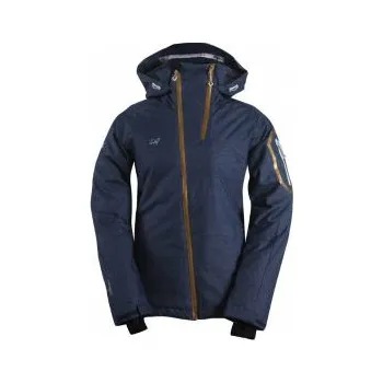 2117 Borkan dark navy dámská 40; Modrá bunda + DÁREK DLE VÝBĚRU!