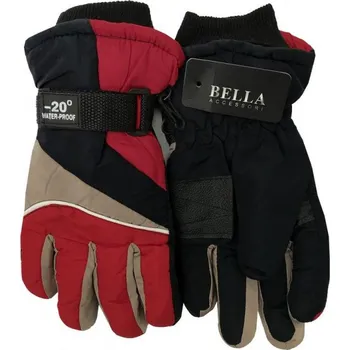 Rukavice Dětské zimní rukavice Bella Accessori 9009-3 červená