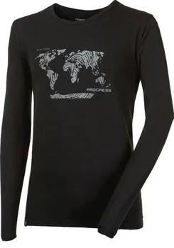 Pánské tričko Progress Vandal "Svět" černé