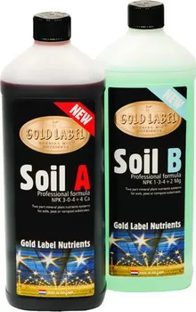 Hnojivo Gold Label Soil A+B 500 ml