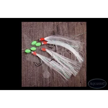 Rybářský háček Návazec Aquantic Makrele Circle Velikost: 1/0, Návazec: C