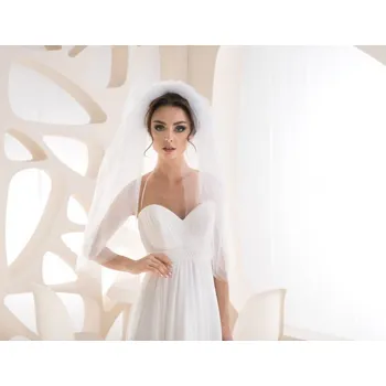 Svatební dekorace Třpytivý svatební závoj - krémová + doprava zdarma