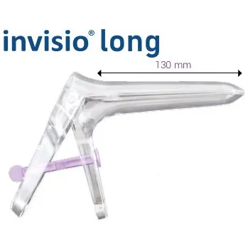 Diagnostický test INVISIO®long - prodloužené gynekologické zrcadlo, aretace kolíkem